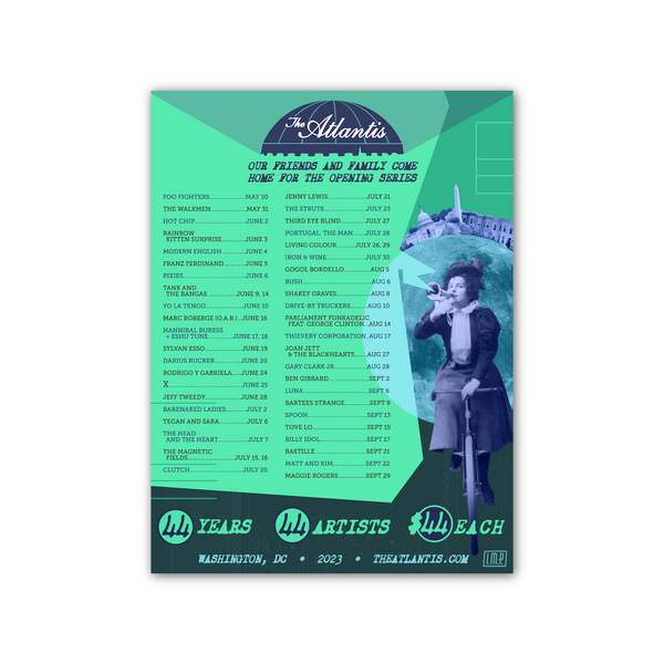 The Atlantis "First 44" Poster (Green/Blue)
