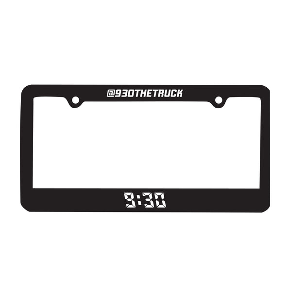 9:30 Truck Plate Frame